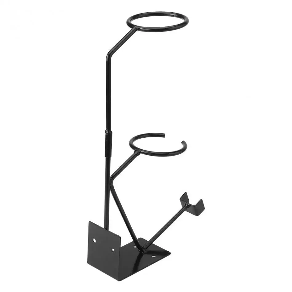 Gravity Feed Paint Spray Gun Stand Holder Sprayer Stand With Strainer