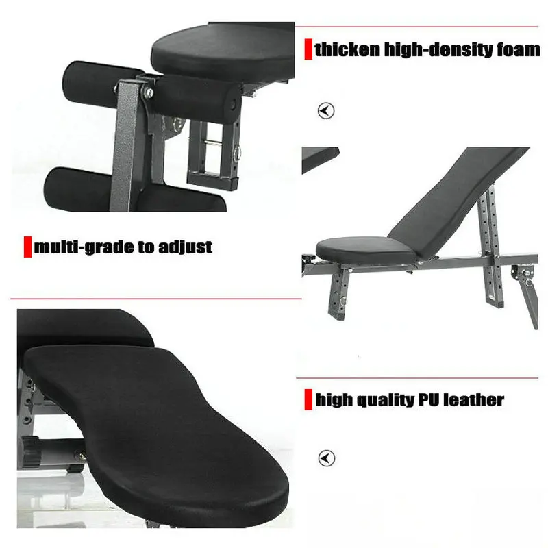 5 In 1 Ab Bench Dumbbell Stool Abdominal Board Slant Board