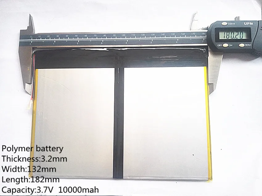 Планшетный ПК talk9x u65gt, аккумулятор 3,2*132*182 3,7 V 10000 mah литий-ионный аккумулятор 'for 32132182