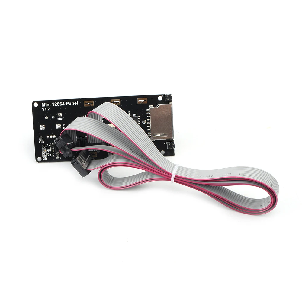 C Тип MINI12864 ЖК-экран черный на белом mini 12864 V1.2 ЖК-дисплей с поддержкой Marlin DIY с sd-картой 3d принтер запчасти