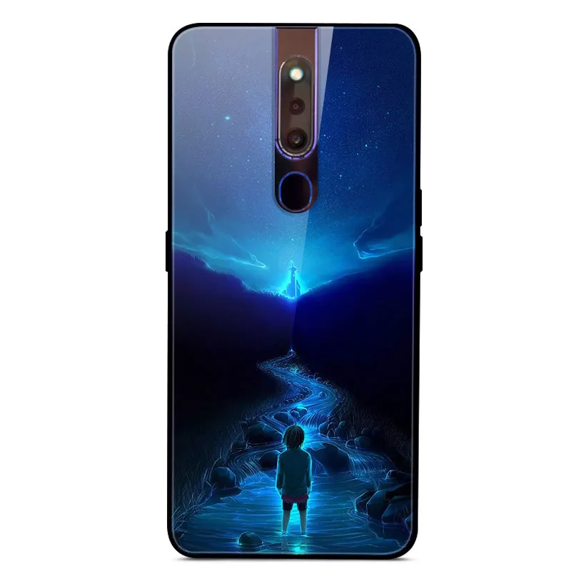 05 Для Oppo F11 Pro Чехол из закаленного стекла, планета космос, чехол из стекла для Oppo F11 Pro Coque Shell для Oppo F11 Pro F11Pro - Цвет: 05