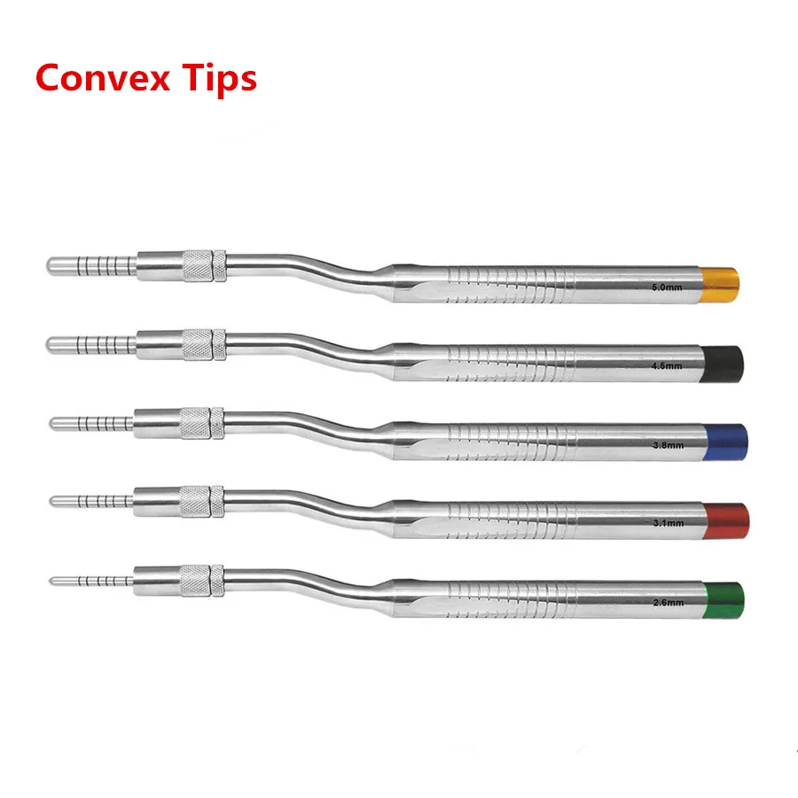 

1 Piece Dental Implant Osteotome Instruments Bone extruder Planting device maxillary Sinus Lift Bended ( Convex Tips)