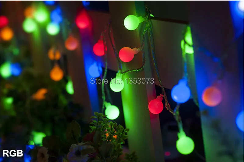 Creative Novelty Lights Ball led String Garland Pandant Light for Garden Decoration Party Decoration - rgb  lighting