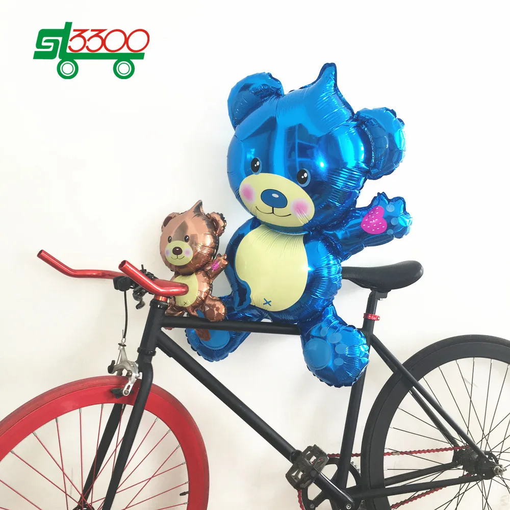 

SL3300 Bear Foil Balloons Birthday Party Decoration Animals Aluminum Bear Foill Balls Holiday Helium Ballons Folienballon B42