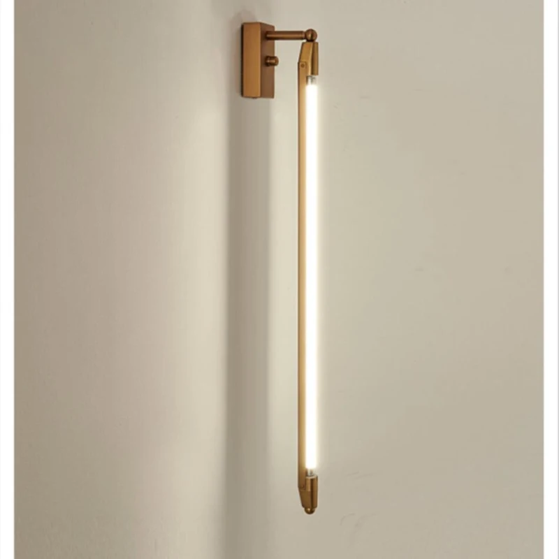 

Creative Rotation Foyer Led Wall Lamps Sconce Modern Tubular Wall Light Surface Mount Bedroom Bedside Lamp 220V Free Shipping
