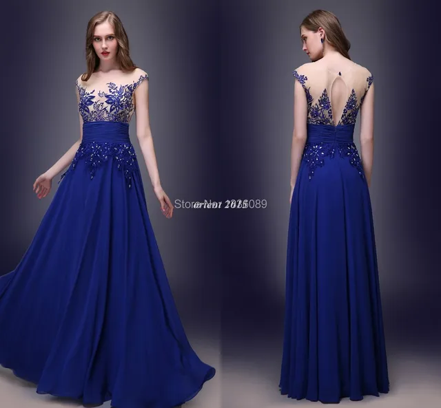 Blue Evening Gowns