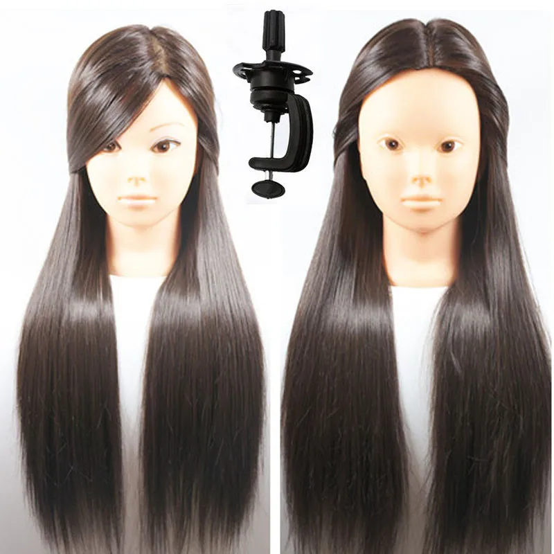 professional hair styling doll head