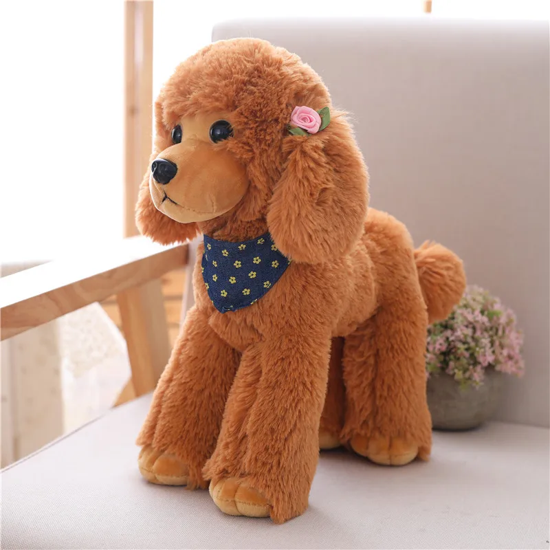 6 цветов 25-40 см Кукла Плюшевая собака, пудель домашняя мебель плюшевые игрушки для девочек Подарки на день рождения