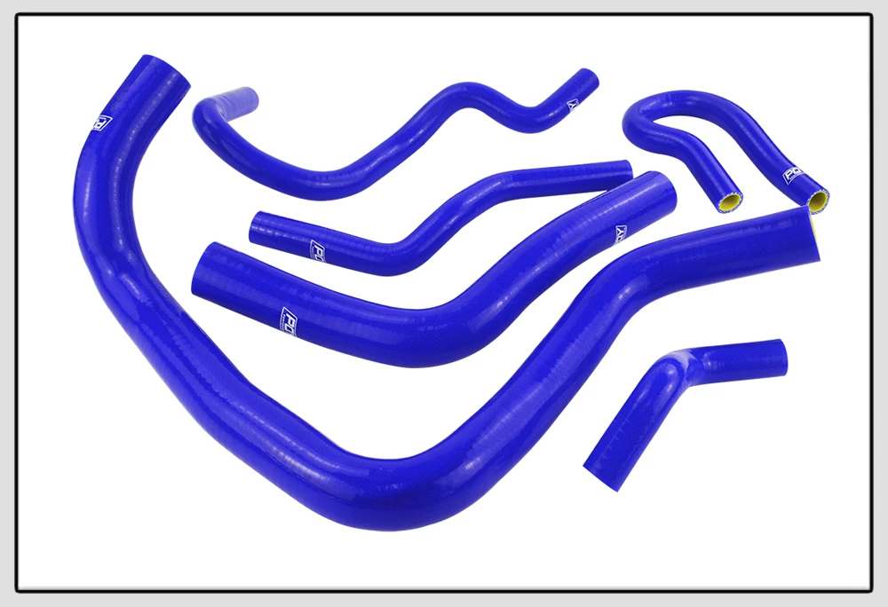 Wlr-синий и желтый 6 шт. комплект силиконовых шлангов радиатора с логотип pqy для HONDA CIVIC DOHC Тип R DC2 EK4/9 B16A/B B18C LX1304C-QY