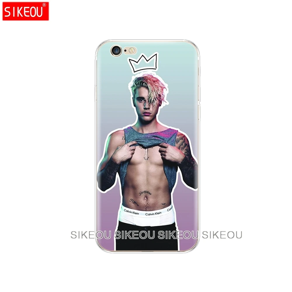 Silicone Cover Phone Case For Iphone 6 X 8 7 6s 5 5s SE Plus 10 Case Justin Bieber purpose tour Justin Bieber purpose tour