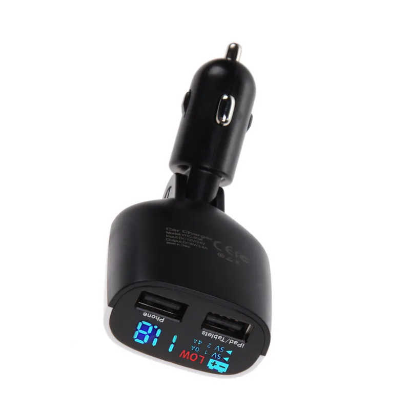 العالمي 2 ميناء المزدوج USB سيارة مهايئ شاحن البسيطة رصاصة 5 V 3.4A الجهد مراقب شاحن سيارة ل هاتف ذكي أو اللوحي تبويب العالمي 2 ميناء المزدوج USB سيارة مهايئ شاحن البسيطة رصاصة 5 V 3.4A الجهد مراقب شاحن سيارة ل هاتف ذكي أو اللوحي تبويب