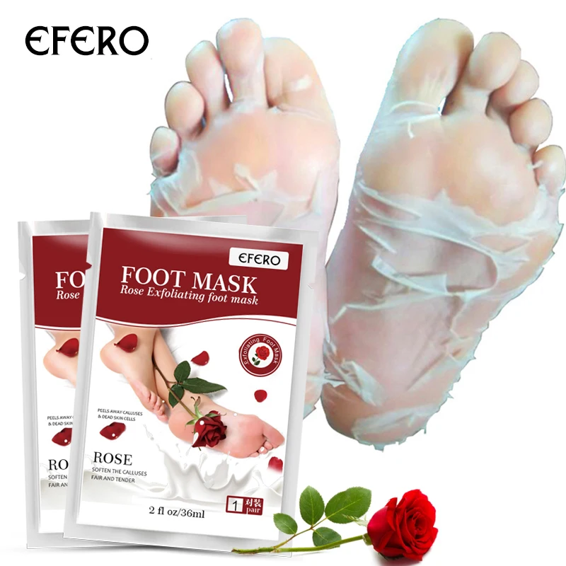 1Pair Exfoliating Foot Peel Mask Baby Feet Remove Callus Hard Dead Skin Natural Rose Formula Pedicure Socks Peeling Feet Mask 1Pair Exfoliating Foot Peel Mask Baby Feet Remove Callus Hard Dead Skin Natural Rose Formula Pedicure Socks Peeling Feet Mask