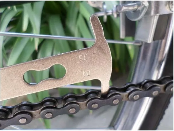 Discount 1pc Bicycle Chain Wear Indicator Checker Mountain Road Bike Chains Gauge Measurement Ruler Cycling Replacement Repair Tool 4