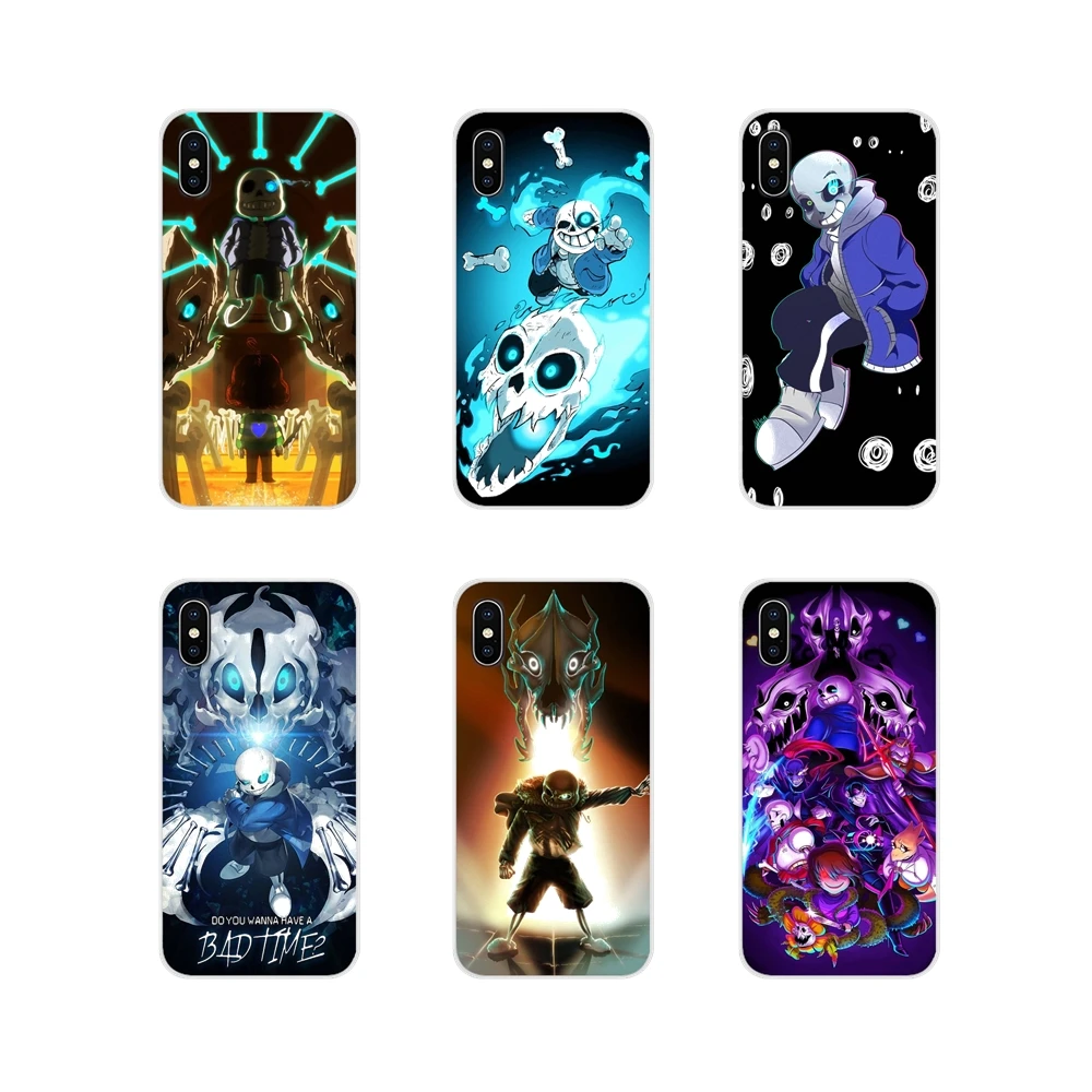 Для sony Xperia Z Z1 Z2 Z3 Z5 compact M2 M4 M5 C4 E3 T3 XA huawei mate 7 8 Y3II undertale sans аксессуары чехлы для
