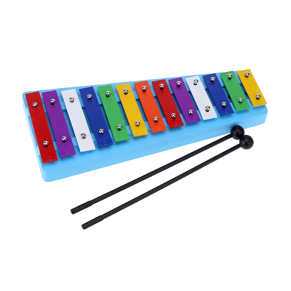 13 бар детский Glockenspiel ксилофон красочные Примечание образования ударный инструмент ритм игрушка для малышей детей