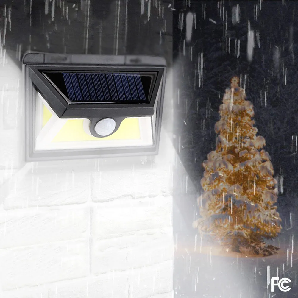 

95 LED Solar Human Body Motion Sensor Wall Light Outdoor Garden Light Lamp Waterproof TSH Shop