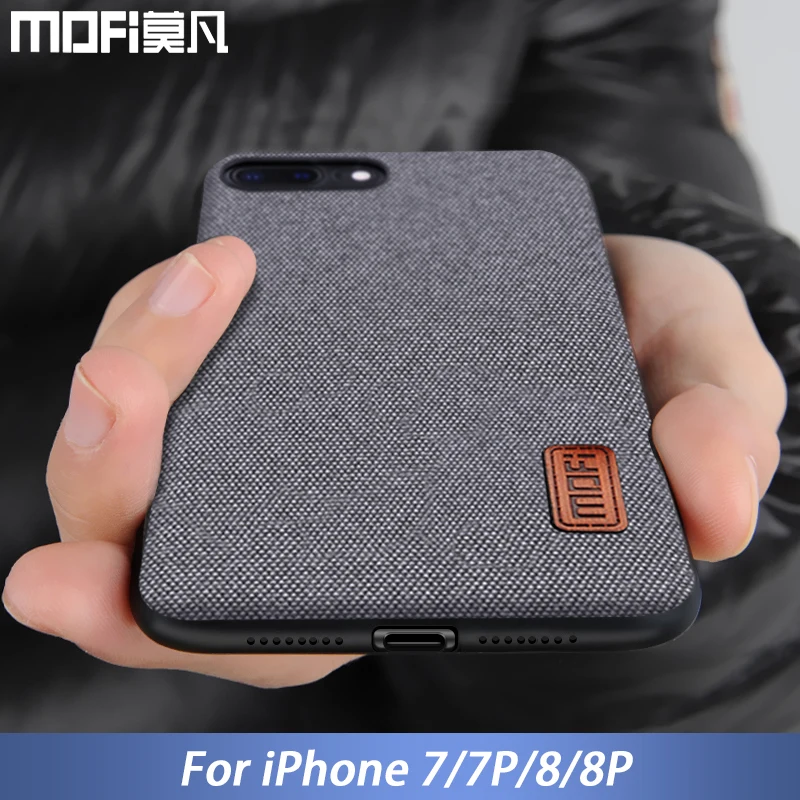 Funda de MOFi para iphone 8 iphone 8 plus funda de silicona a prueba de golpes para hombres de negocios cubierta trasera 8 P 7 plus funda para iphone 7