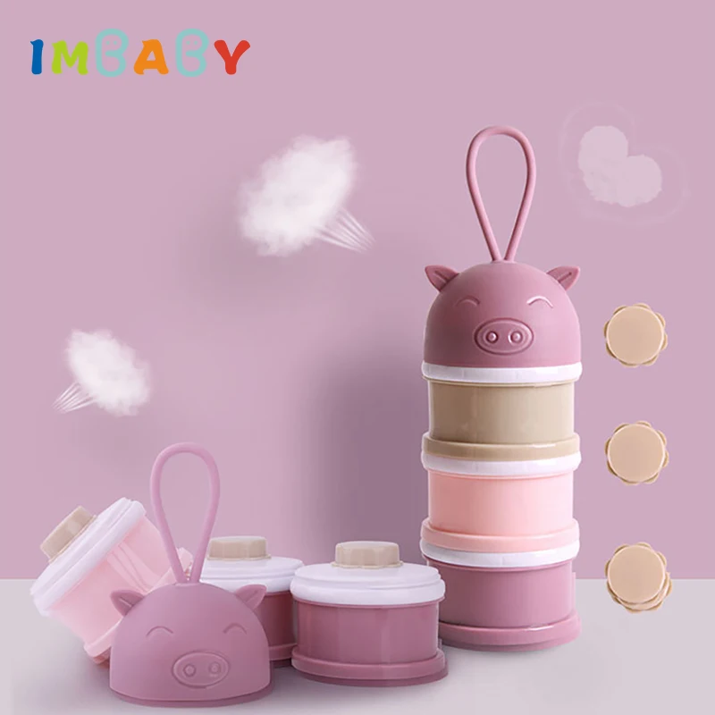 

3 Layer Baby Milk Powder Container For Mixture Powder Container Baby Formula Milk Powder Dispenser Baby Food Storage Box Powder