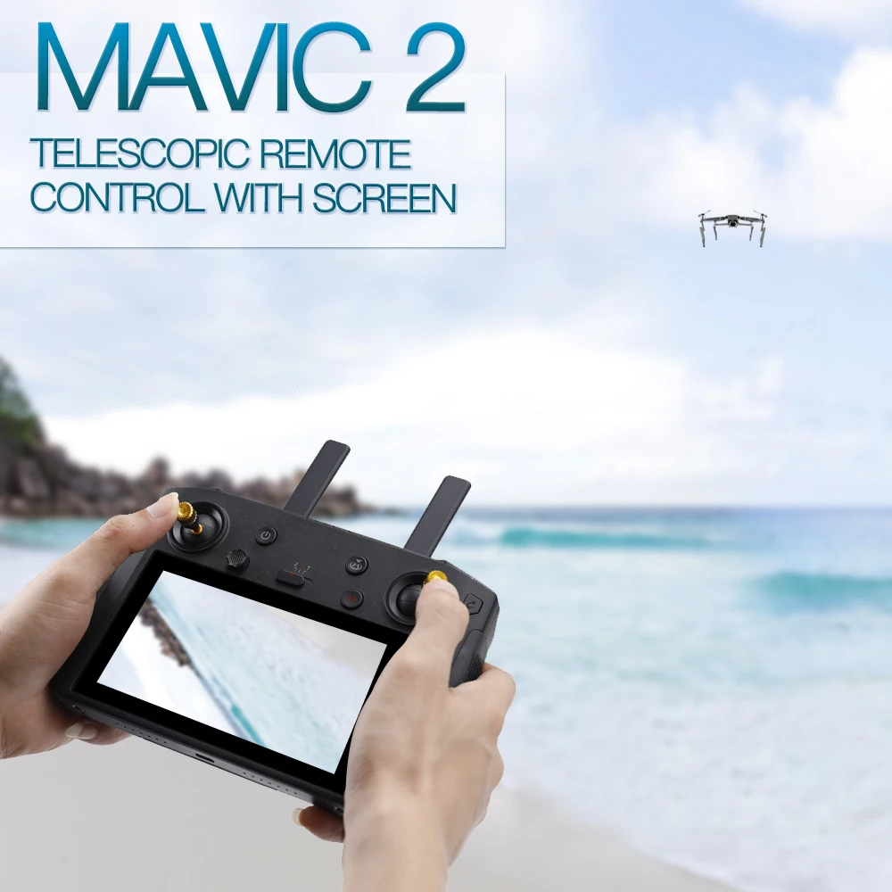 Mavic 2 Pro телескопический зум рокер для большого пальца палка пульт дистанционного управления с экраном Джойстик-передатчик держатель палка Замена ручки