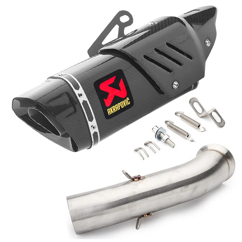 Глушитель выхлопной трубы Akrapovic средней длины без шнуровки для KTM DUKE 250 RC 390 125 RC390