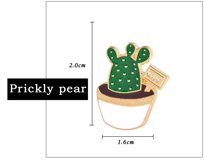 Прекрасный значок растение горшечный Воротник обувь губы эмаль брошь кокосовое дерево кактус листья декоративная одежда мультфильм булавки значок