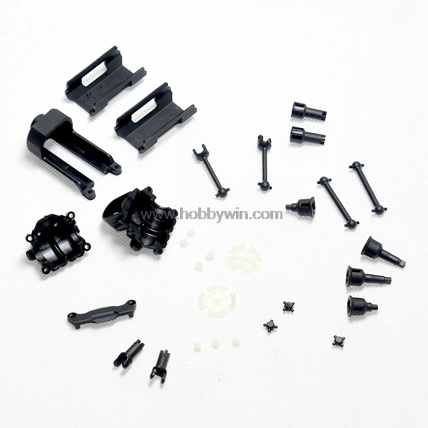 Запчасти HBX 25004R крышка аккумуляторного отсека с креплением двигателя Dogbones Diff.