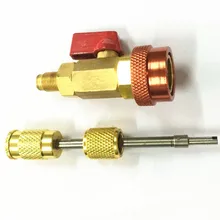 4 шт. авто AC repair tool комплект R134A кондиционер КРАСНЫЙ ВЫСОКОГО давления золотник быстрого удаления кондиционер установки