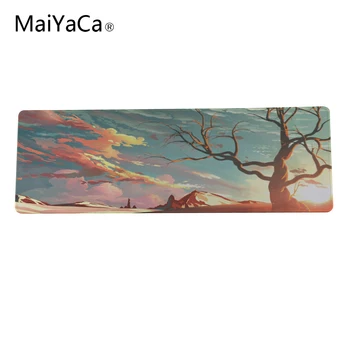 

Artistic Painting wallpapers Desert old tree scenery mouse pad big size 30x90cm and 30x80cm Computer anti-skid table mats