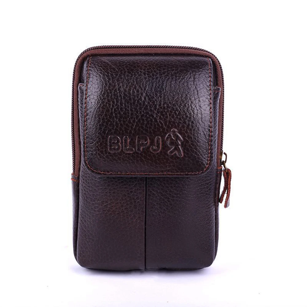 Мужской поясной кошелек BISI GORO, модный многофункциональный кошелек на пояс с отделениями для мелочи, кредитных карт