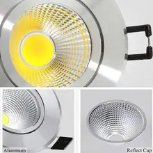 Светодиодный светильник COB 3 Вт 5 Вт 7 Вт 10 Вт 12 Вт 85-265 в Высокое качество Epistar чип точечный светодиодный светильник белый/теплый белый CE RoHS