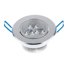 И розничная 6 шт./лот 9 Вт 3*3 Вт светодиодные светильники белые/теплые белые светодиодные лампы, светодиодные лампы для гостиной включить драйвер