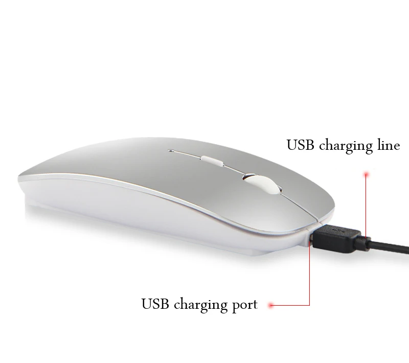 Bluetooth мышь для Xiaomi Mac Macbook Air Pro для ноутбука Win10 Беспроводная перезаряжаемая Бесшумная игровая мышь