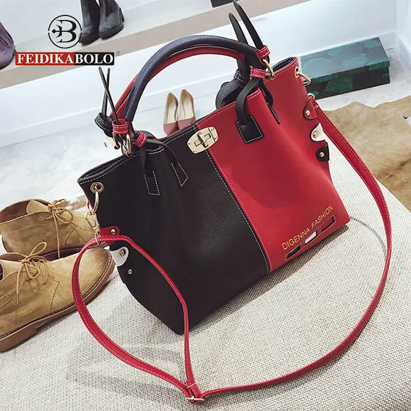 

PU Leather Lady Handbags Luxury Shoulder Bag Designer Large Capacity Vintage Shoulder Bags Women Crossbody Bags For Women 2018