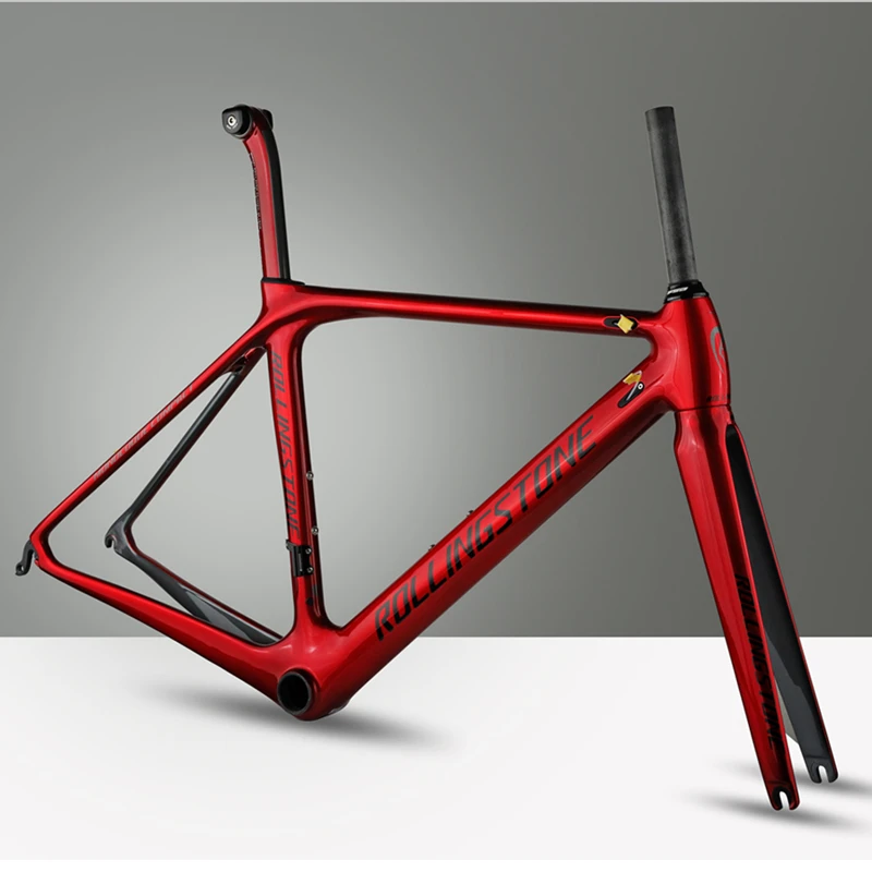Новинка 2018! карбоновая рама для шоссейного велосипеда ROLLING STONE COMPASS aero dynamics из
