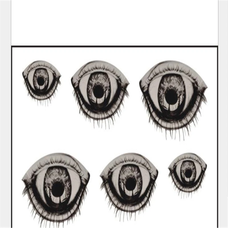 

1 pc Waterproof temporary tattoo tatoo henna fake flash tattoo stickers Taty tatto terror eye shape 3D temporary tattoo