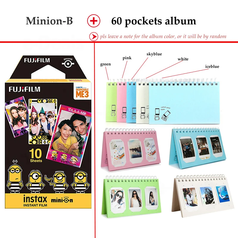 Fujifilm Instax Mini 9 пленка Миньон 10 листов fr 8 + 7 s 70 90 25 мгновенный Polariod камера принтер для