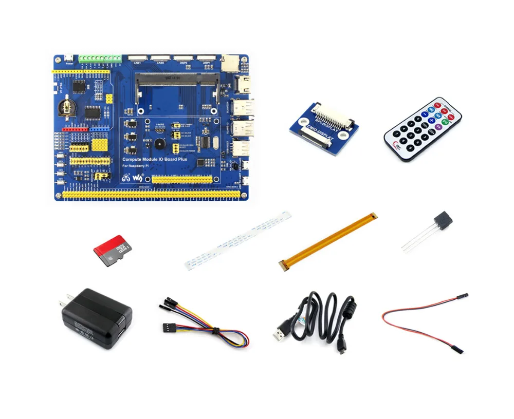 Малина Pi вычислить модуль 3 Lite аксессуары пакет Тип (без CM3L) С DS18B20 Мощность адаптер Micro SD card Pi Zero Камера кабель