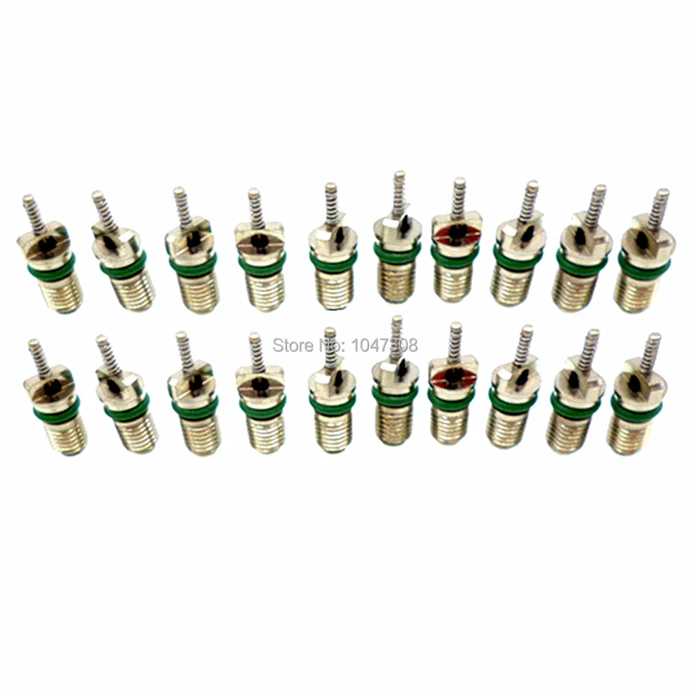 20pcs R134a AC Valve Core Assortment Air Conditioning Seal Valve Stem Cores Assortment High