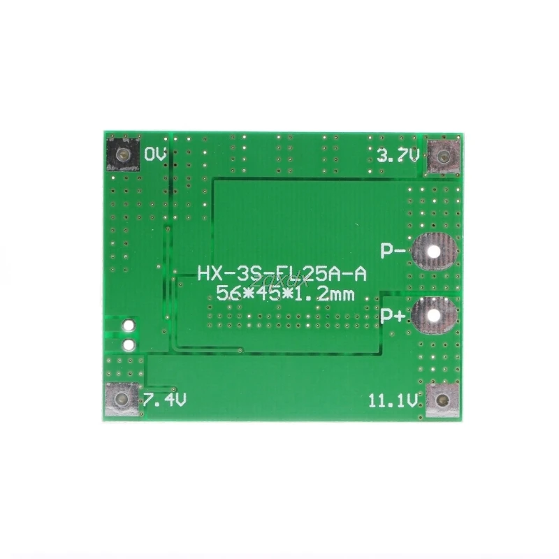 SIV 3S 25A Li-Ion 18650 BMS PCM плата защиты аккумулятора bms pcm с балансом для литий-ионного lipo аккумулятора