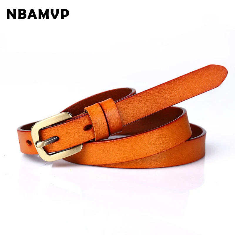 Hot Sale ladies leather belt leather retro pin buckle belts ladies