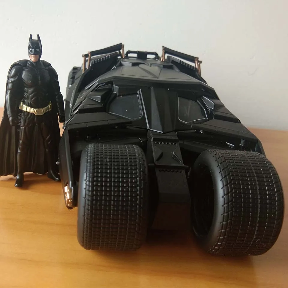 Batman Batmobile модель фигурку из цинкового сплава, цинковый сплав металла DC Super Hero Темный рыцарь колесница Бэтмен Batcycle игрушка для детей