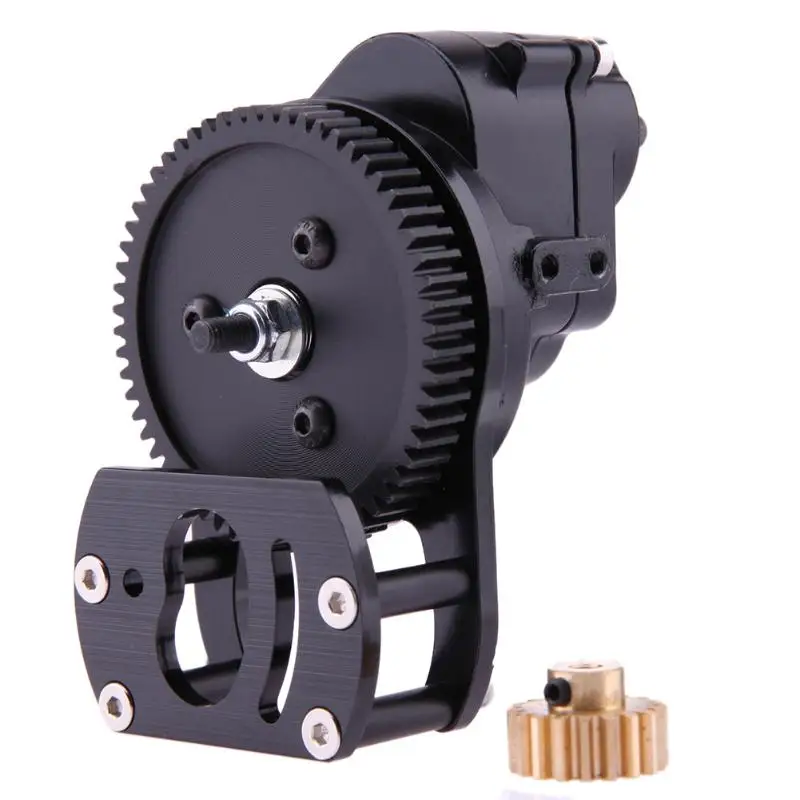

RC Crawler SCX10 Black Transmission Center Gearbox with Motor Base For Axial SCX10 1/10 RC Crawler Accessories