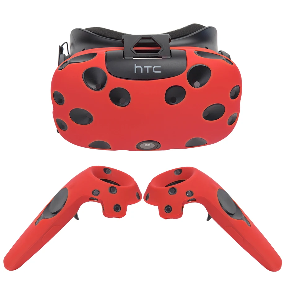 Для htc Vive Защитная силиконовая резина для htc Vive шлем виртуальной реальности контроллер ручка htc Vive чехол оболочка силиконовый чехол