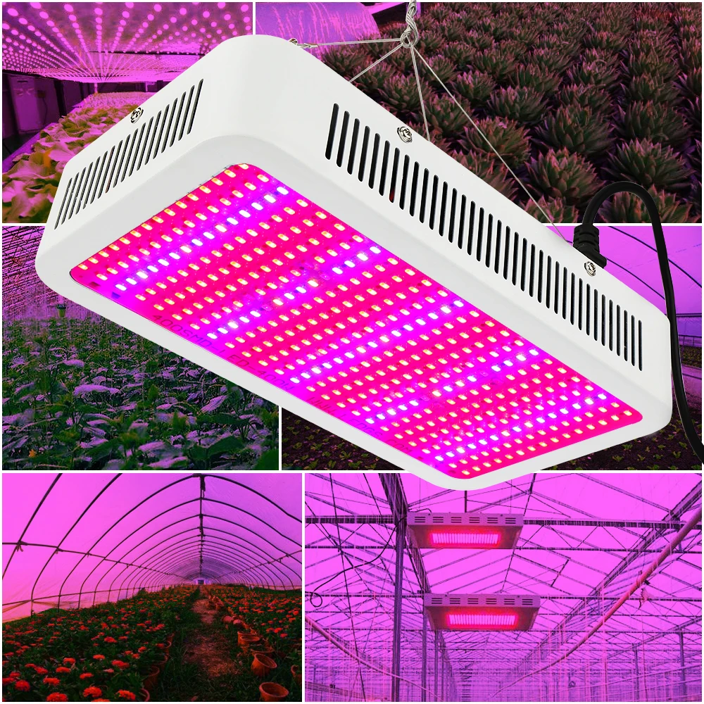 400W светодиодный светильник для выращивания 110V 220V Полный спектр 410 730nm Фито диоды