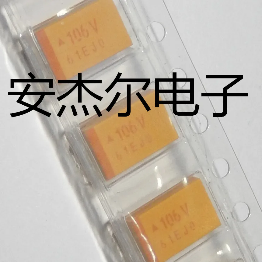 SMD тантал конденсатор 10 мкФ 35 В D7343 D 106 В|uf capacitor|p pc c |