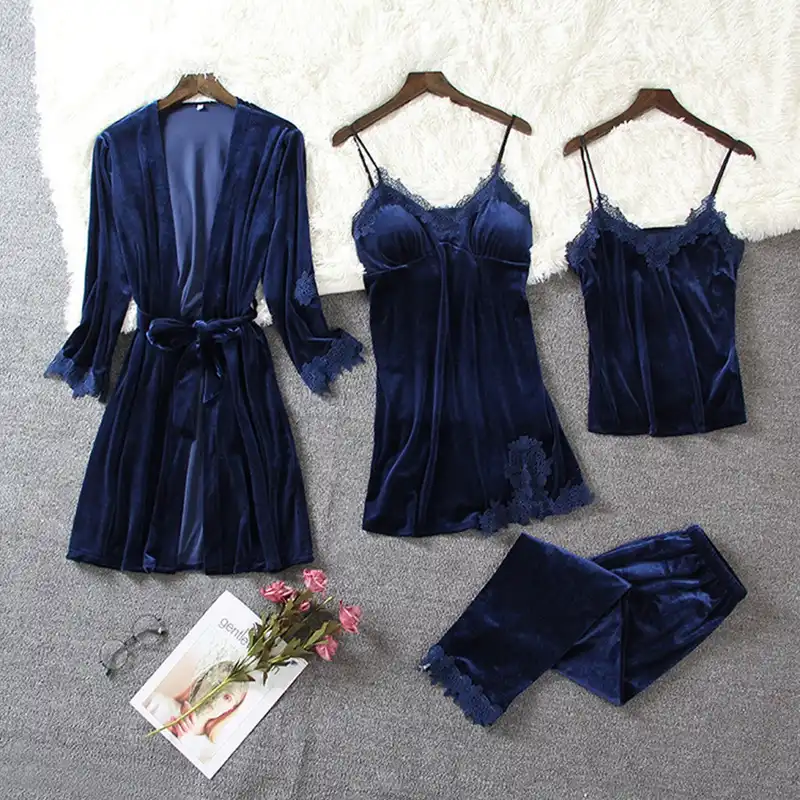 4 piece nighty dress