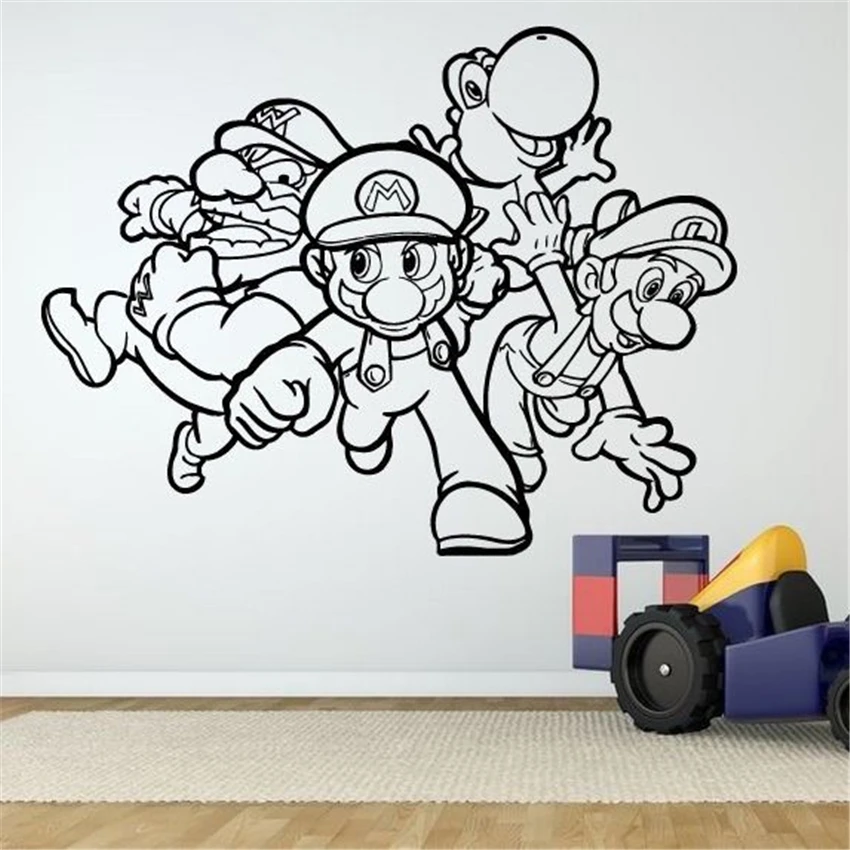 Wall Art Decoration Vinyl Sticker Mural Game Home Decor Boy Room Wall