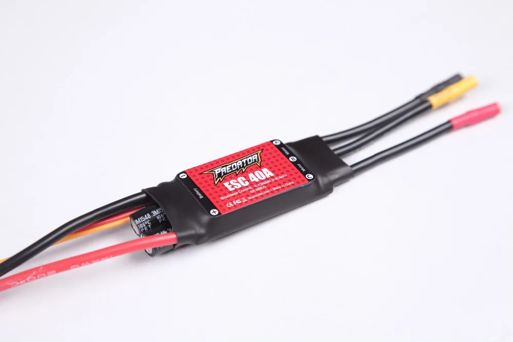 FMS 1400 мм 1 4 м Cessna 182/Kingfisher/J3 40A ESC контроль скорости без заусенцев с 3A SBEC Predator RC модель