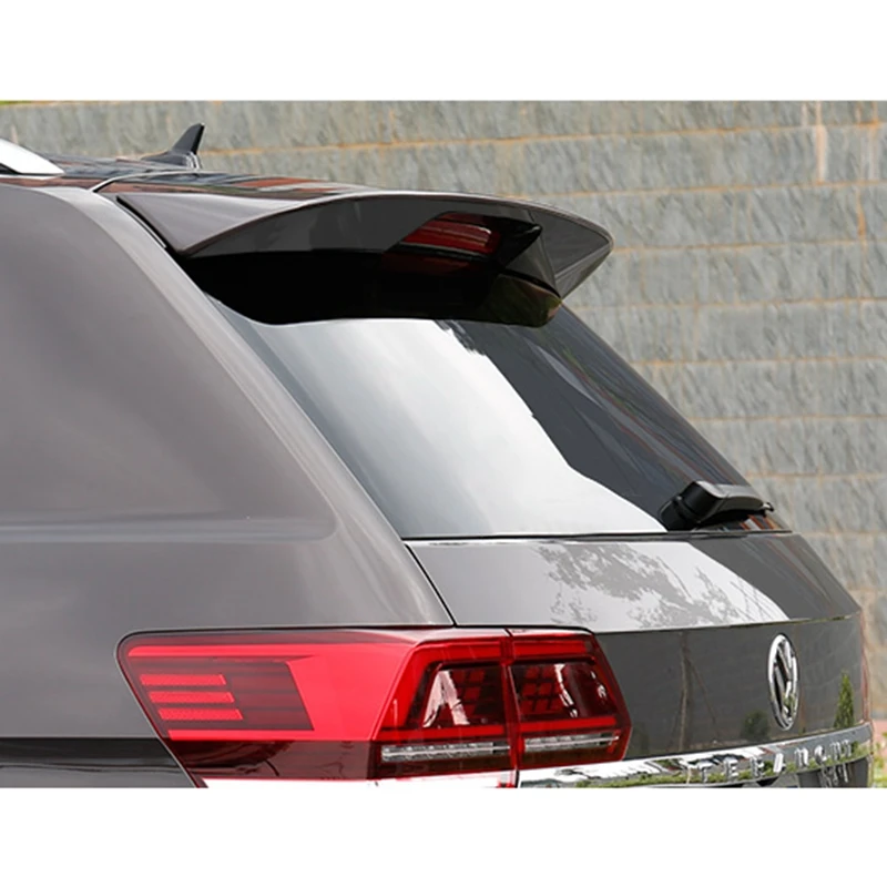 

For Volkswagen VW Atlas Teramont 2017 2018 ABS Plastic Unpainted Color Rear Spoiler Tail Trunk Boot Rear Wing Decoration