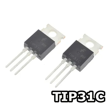 

10PCS TIP31C TIP32C 100Vdc TO220 TIP31 TO-220 new and original IC POWER TRANSISTORS COMPLEMENTARY SILICON